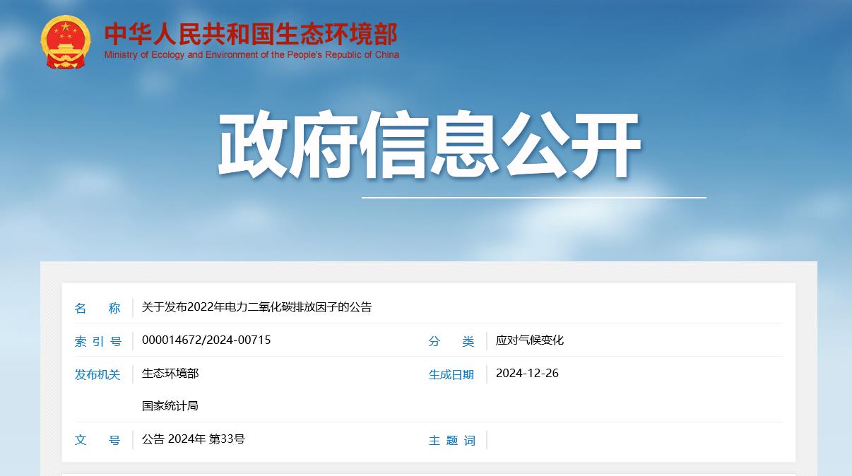 电力,二氧化碳,排放,因子
